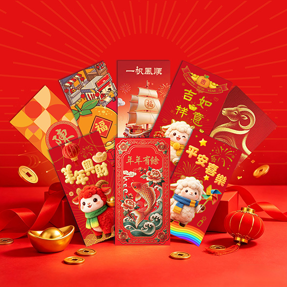 香港印刷廠訂製新年利是封,推出多款尺寸及紙質的利是封印刷服務。珠光觸感的珍珠紙、如絲絨光滑的觸感膜紙都十分適合印刷利是封。